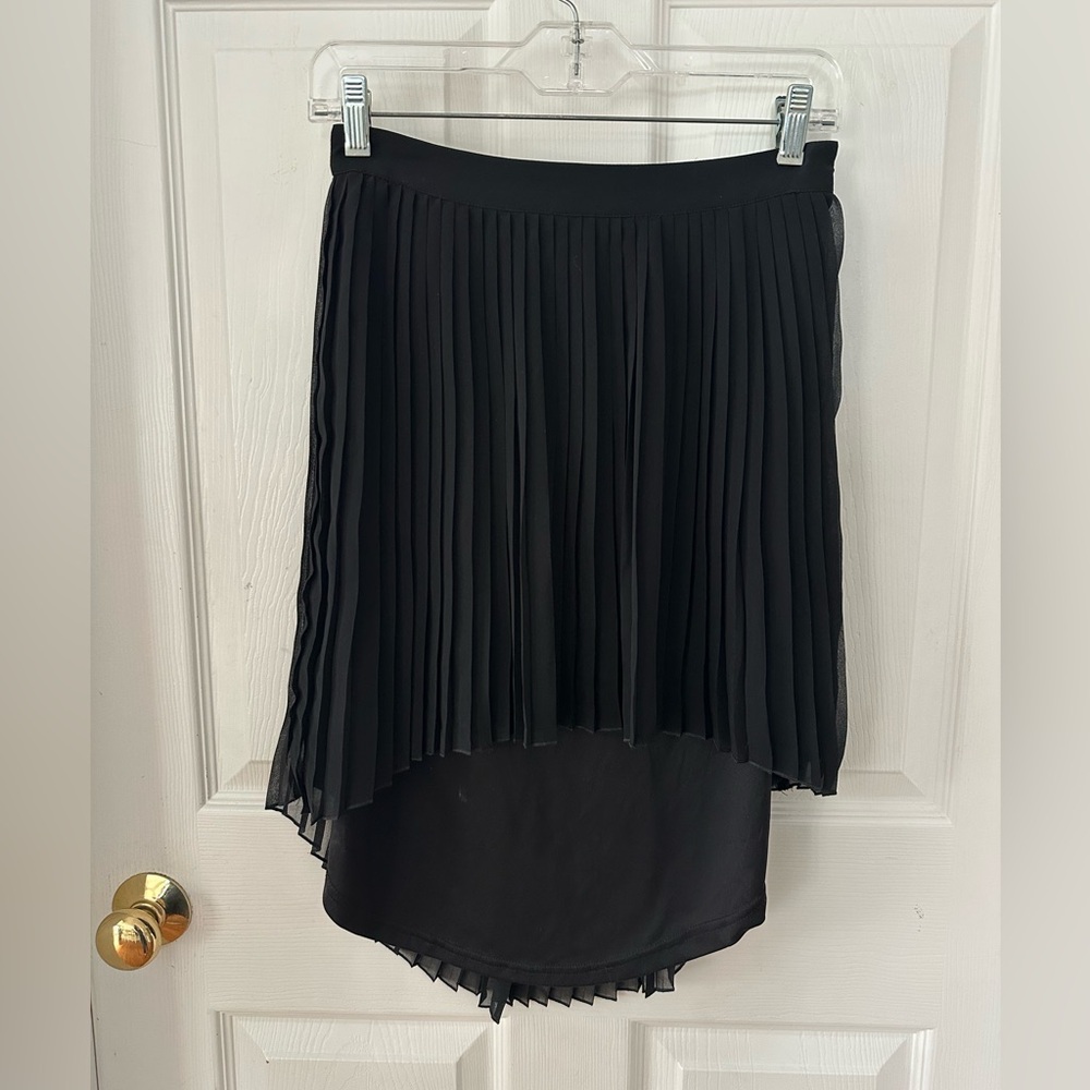 AEO Black Pleated Skirt
